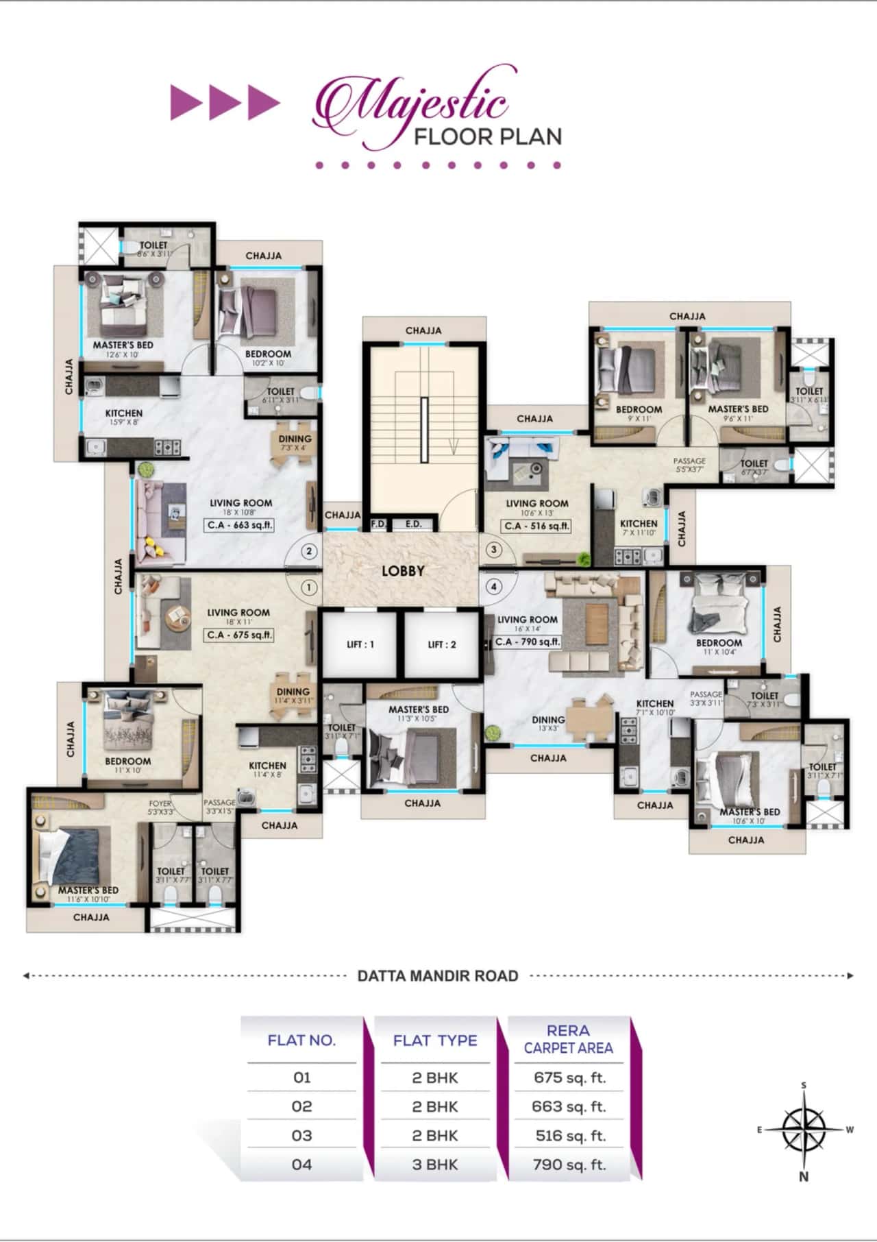 Vasundhara Paradise Floor plan 2