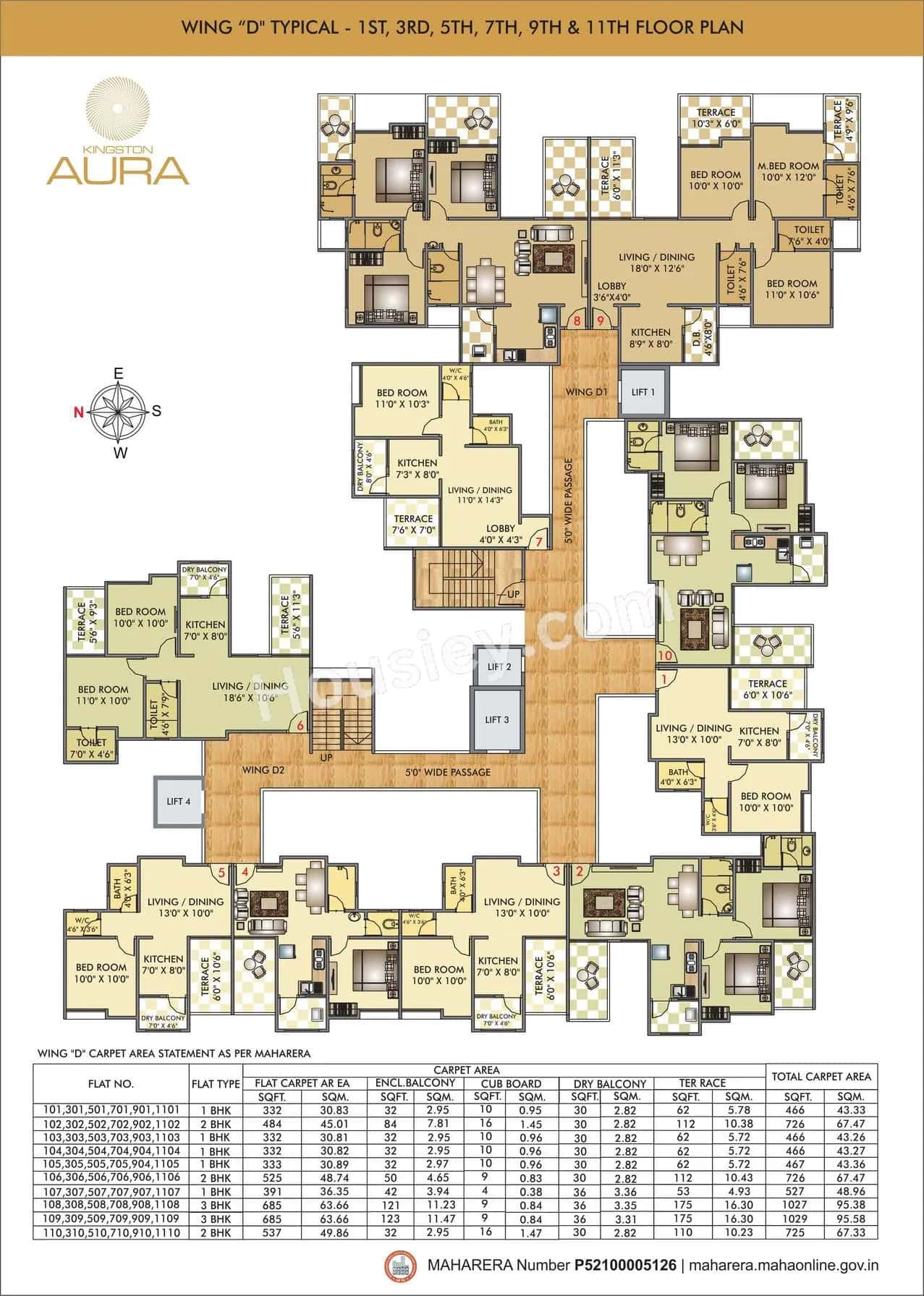 Vedant Kingston Aura Floor plan 7