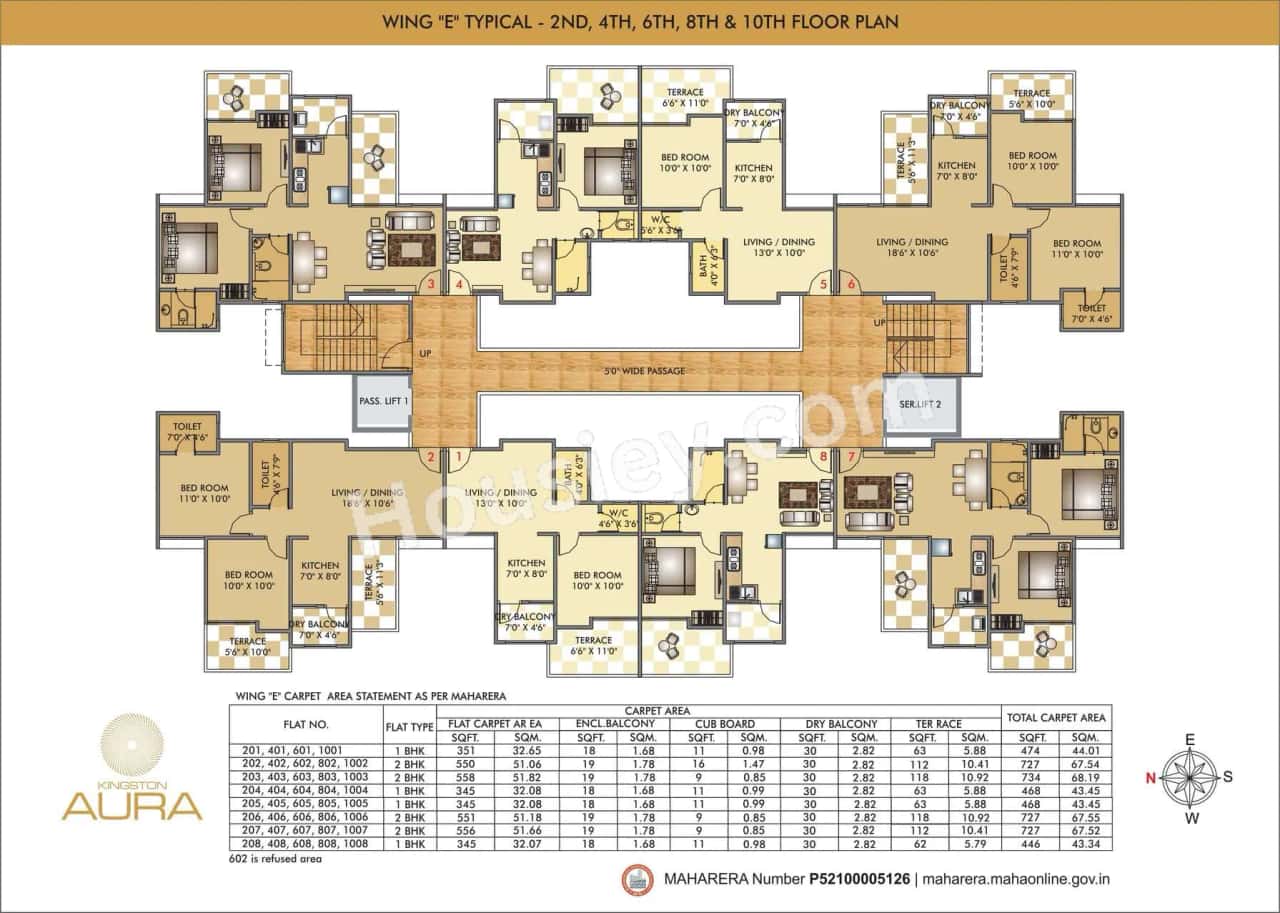 Vedant Kingston Aura Floor plan 9