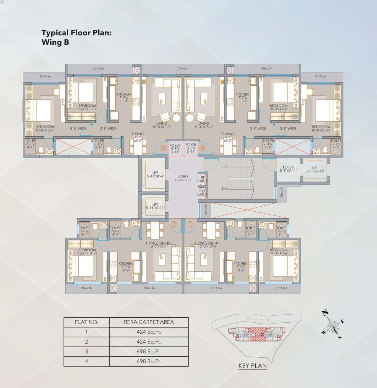 Veena Synergy Floor plan 3