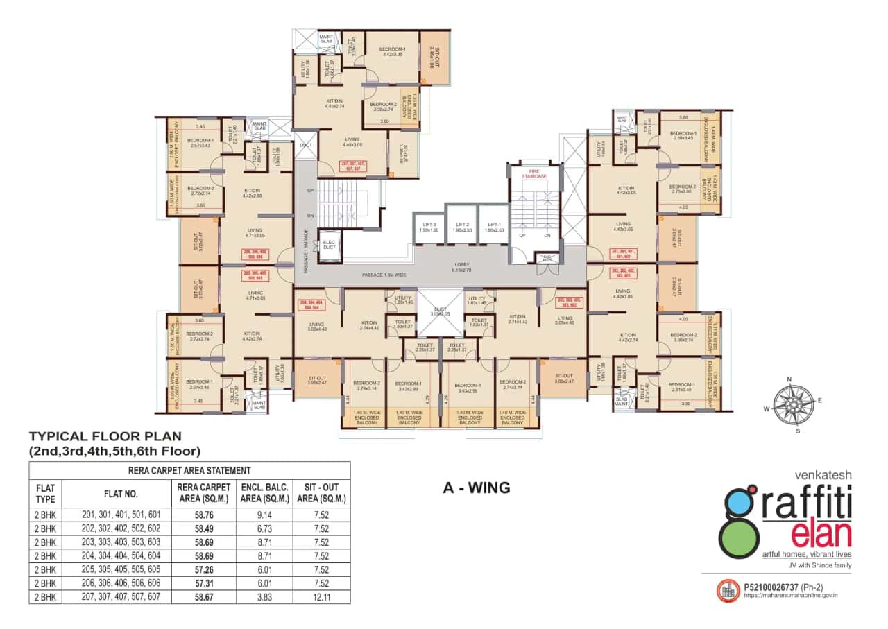 Venkatesh Graffiti Elan Floor plan 1