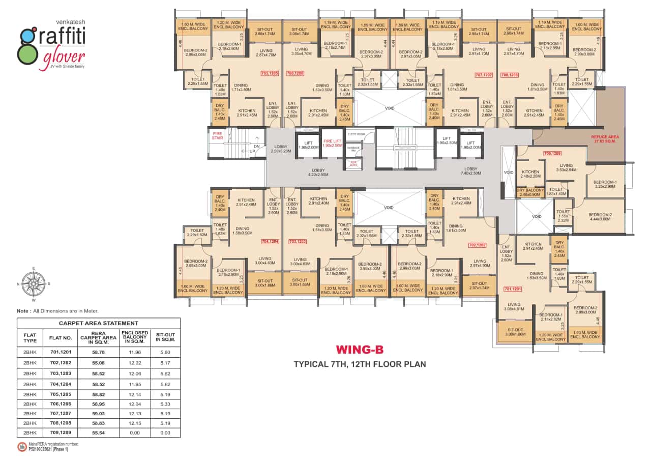 Venkatesh Graffiti Glover Floor plan 3