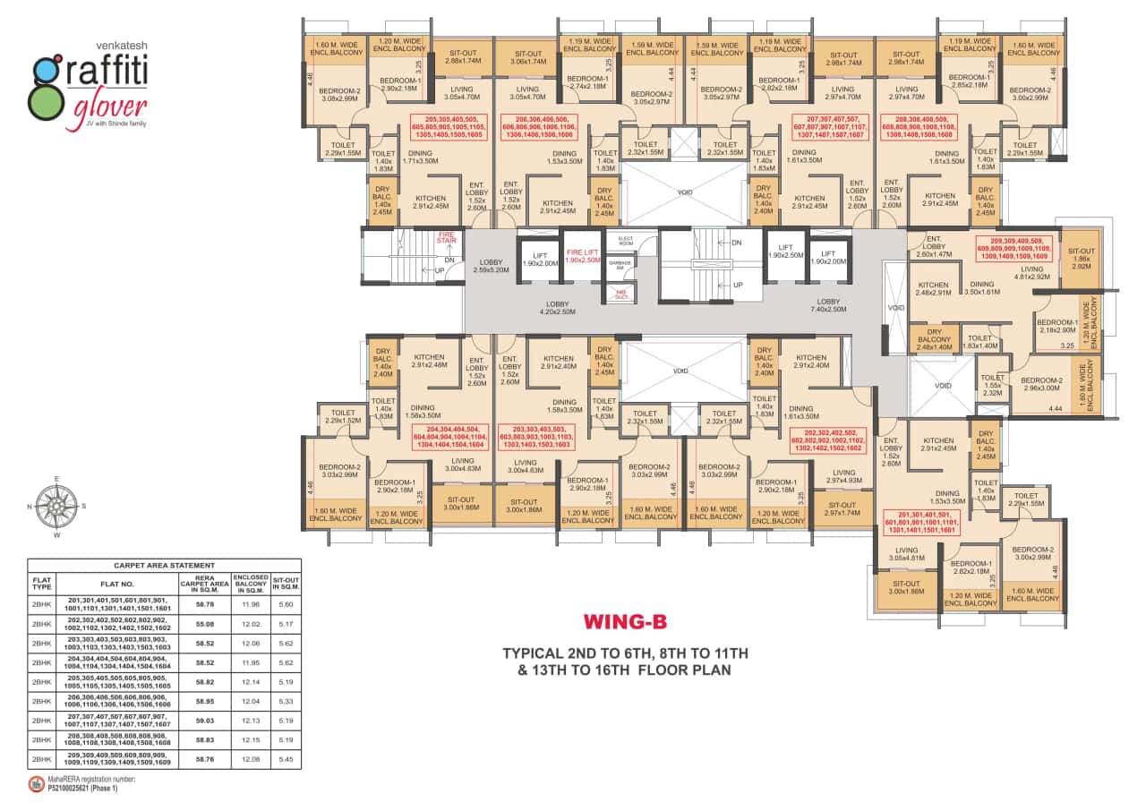 Venkatesh Graffiti Glover Floor plan 4