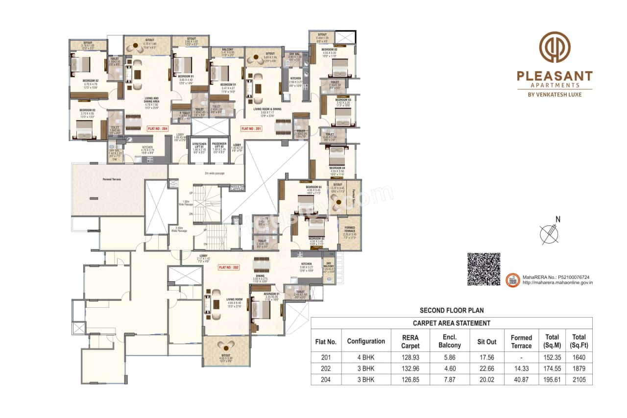 Venkatesh Pleasant Floor plan 3
