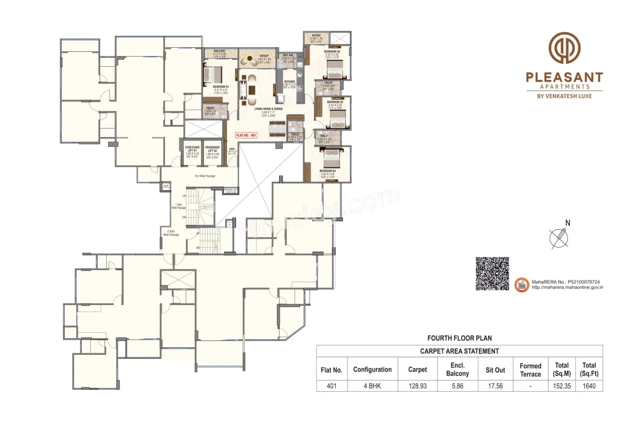 Venkatesh Pleasant Floor plan 4