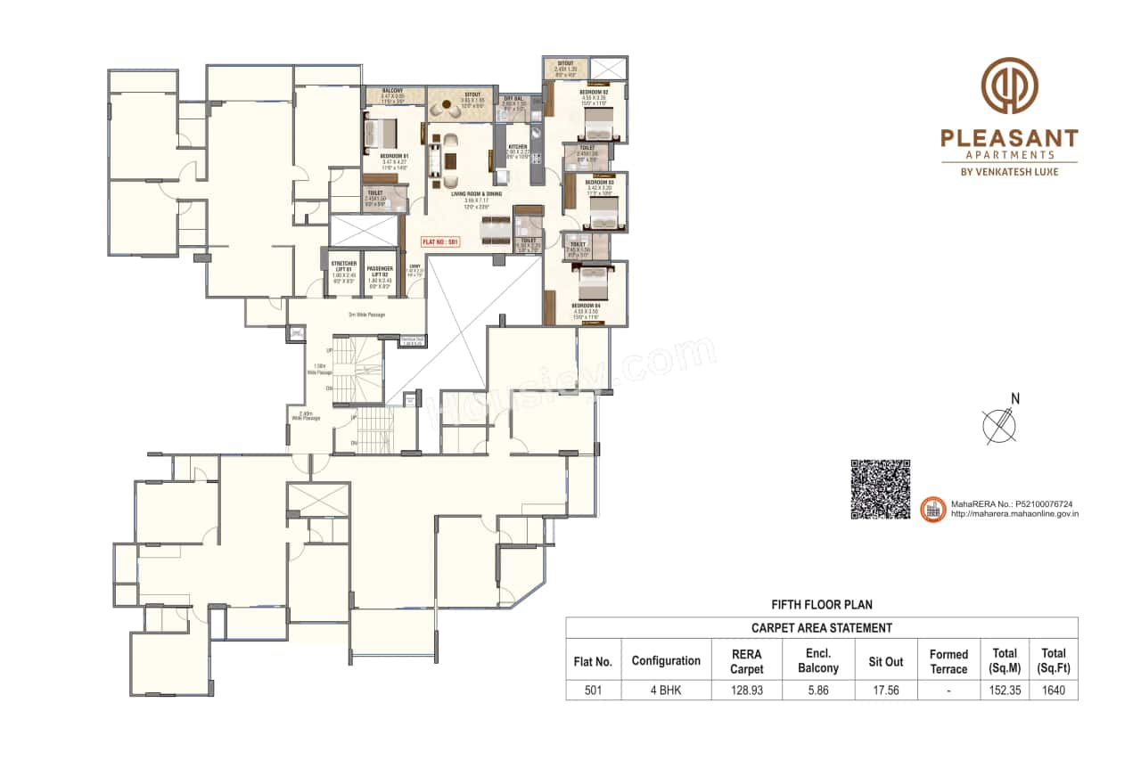 Venkatesh Pleasant Floor plan 6