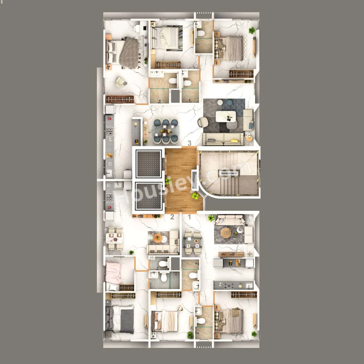 Vibrant Ekam Parkk Floor plan 1