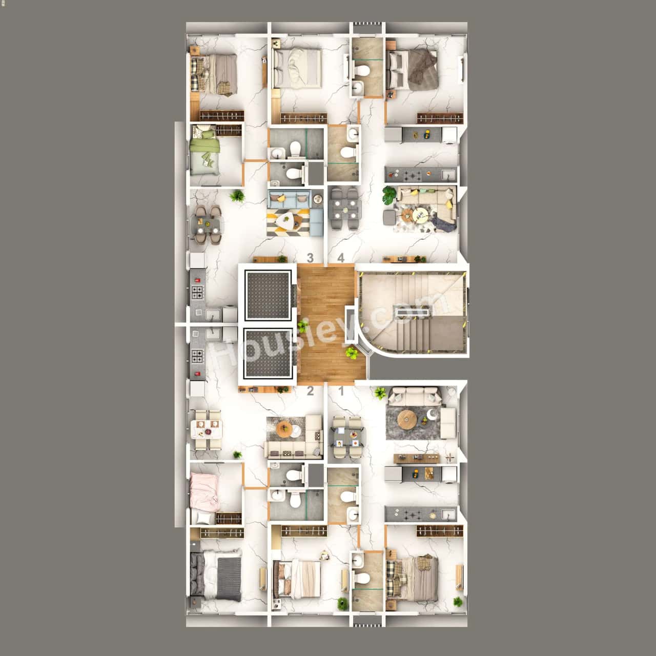 Vibrant Ekam Parkk Floor plan 2