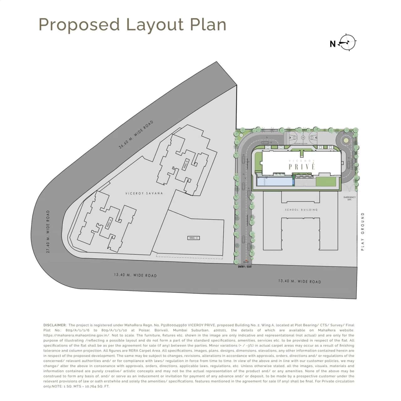 Viceroy Prive Master Plan