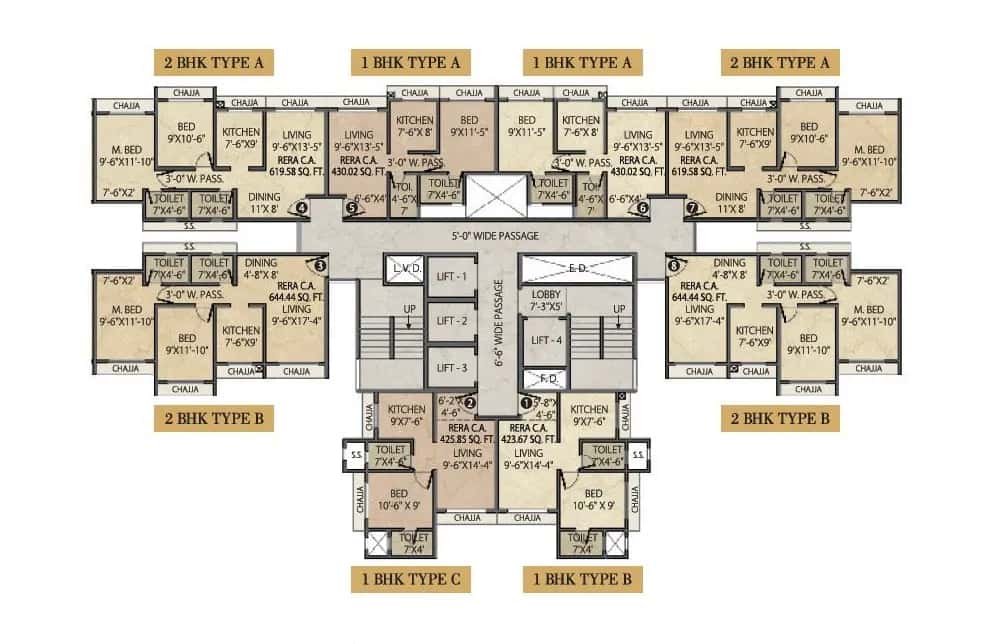Vihang Luxuria Floor plan 1