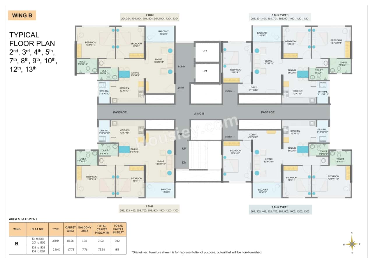 Vishal Eastern Front Floor plan 3