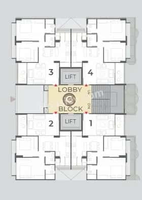 Vishwanath Sarathya West Floor plan 3