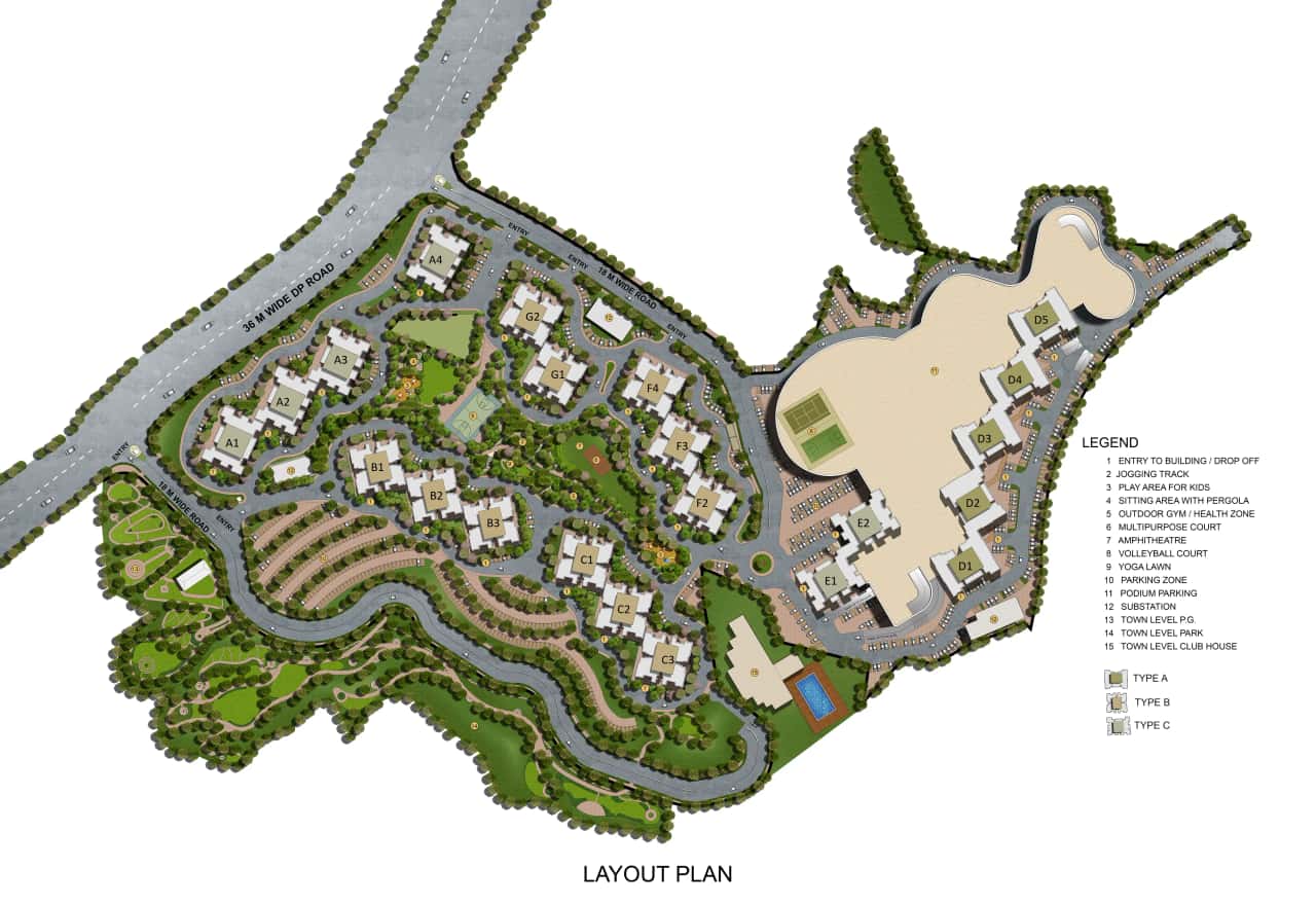 Wadhwa Wise City Floor plan 1