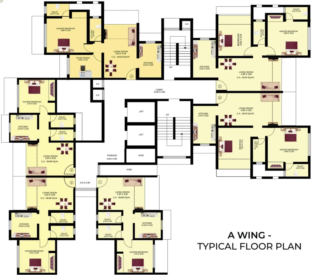 Westin Darvesh Horizon Floor plan 1