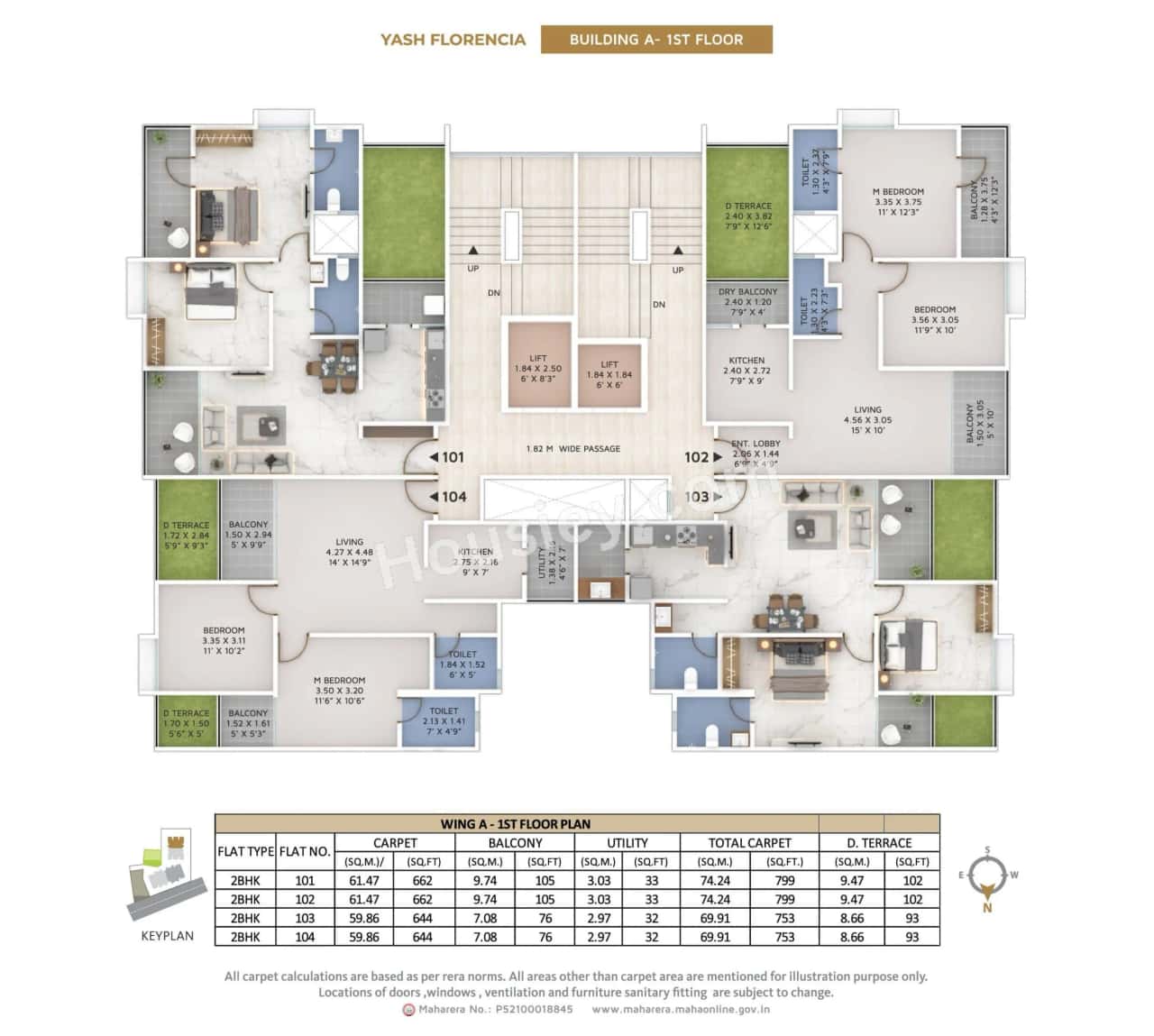 Yash Florencia Floor plan 2