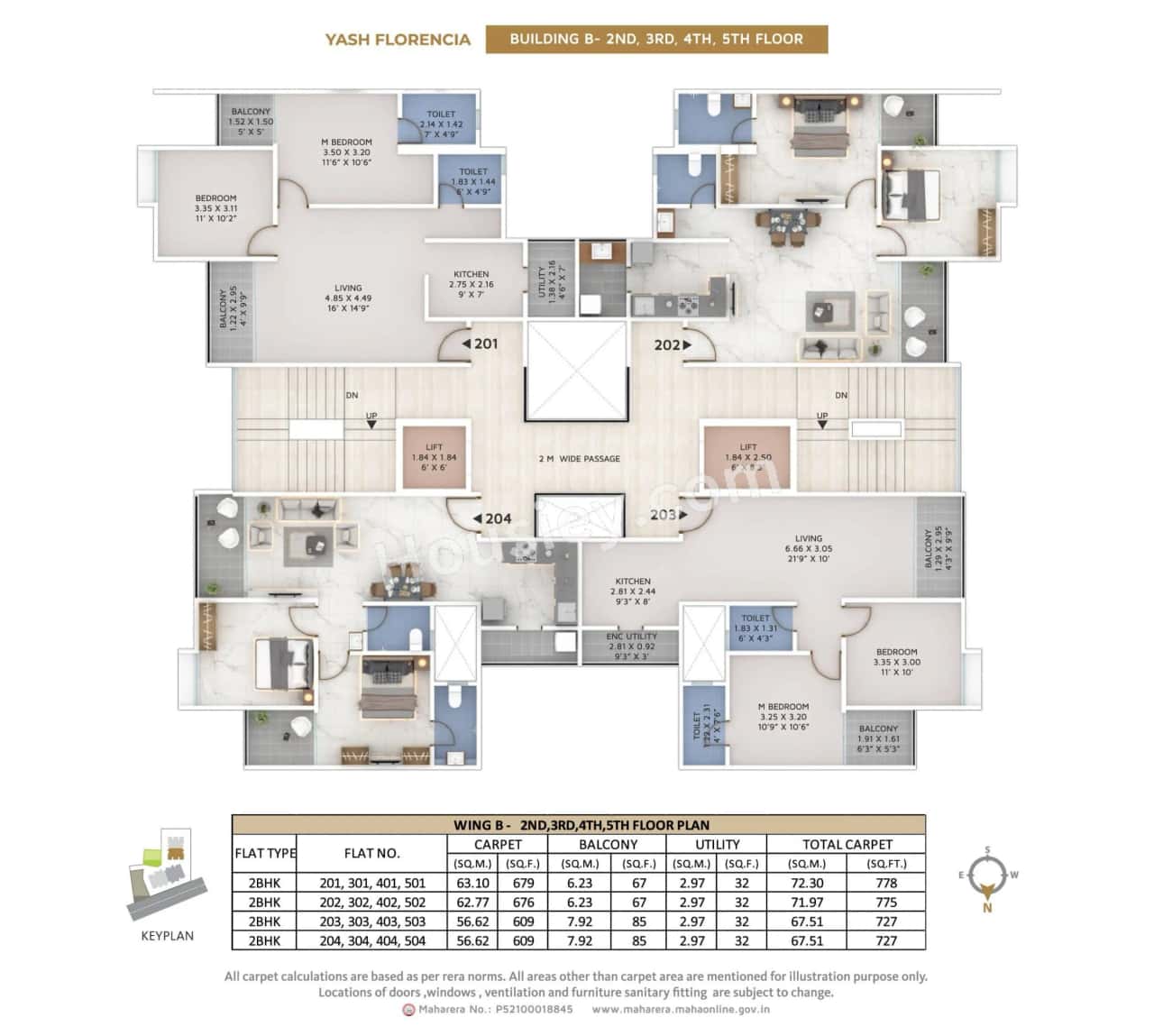 Yash Florencia Floor plan 6