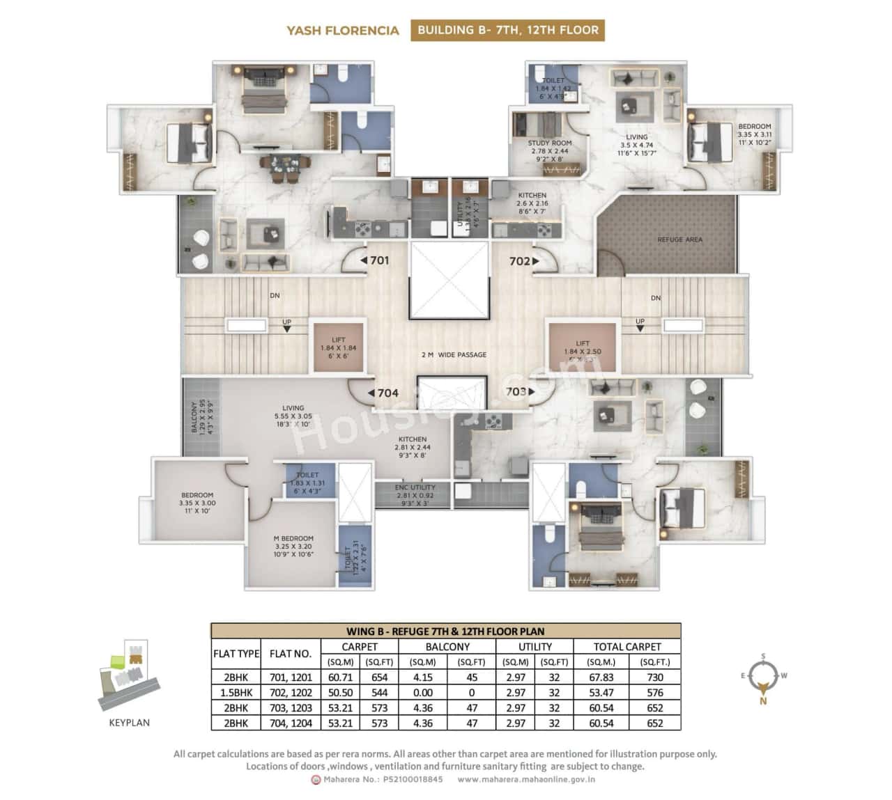 Yash Florencia Floor plan 7