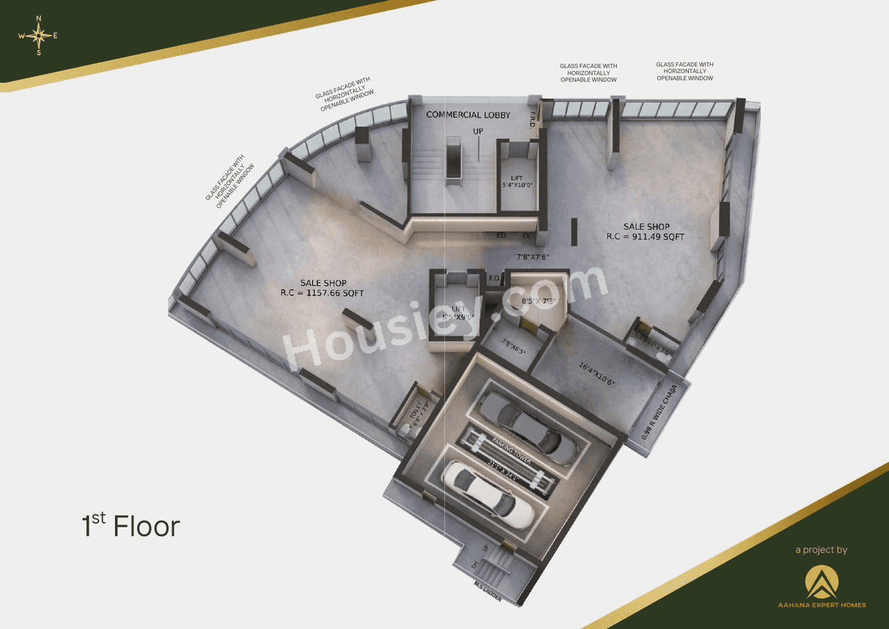 Aahana The Landmark Floor plan 2
