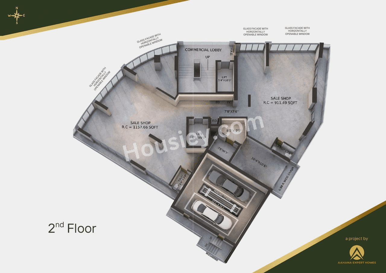 Aahana The Landmark Floor plan 3