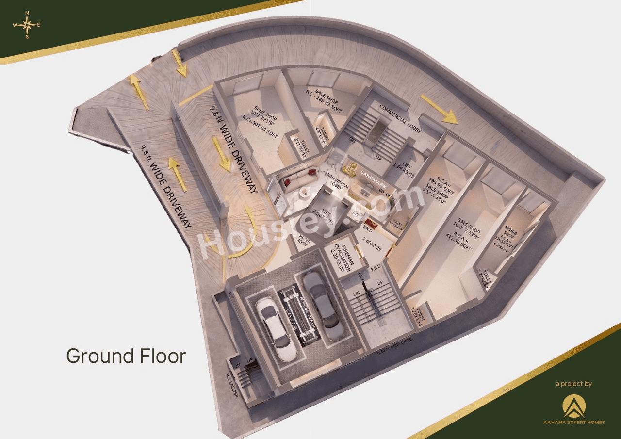 Aahana The Landmark Floor plan 5