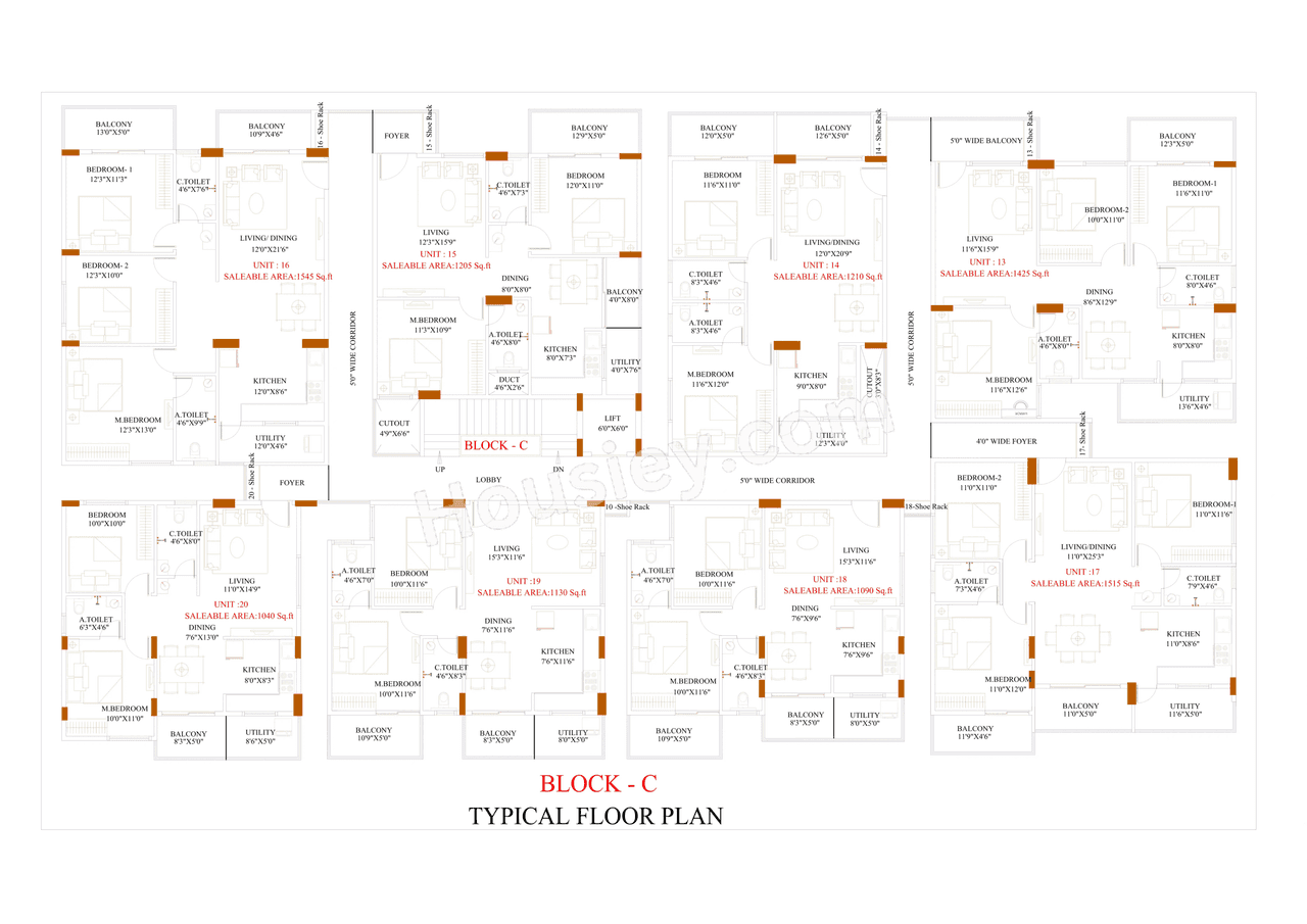 Aakriti Emerald Floor plan 3