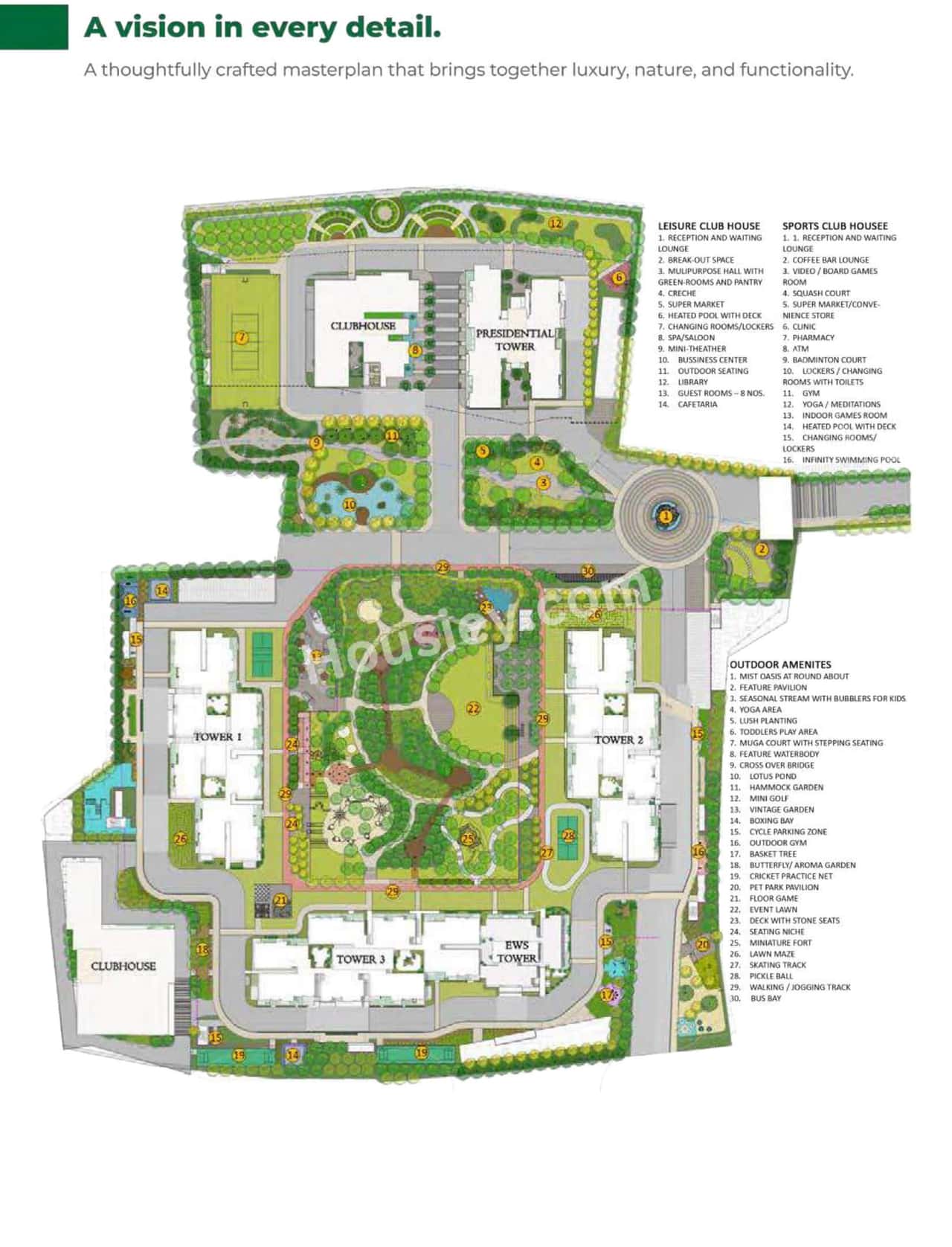 Abhee Aaria Floor plan 1