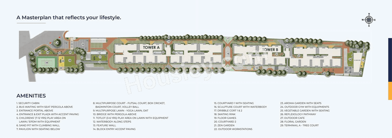 Abhee Serenity Springs Floor plan 1