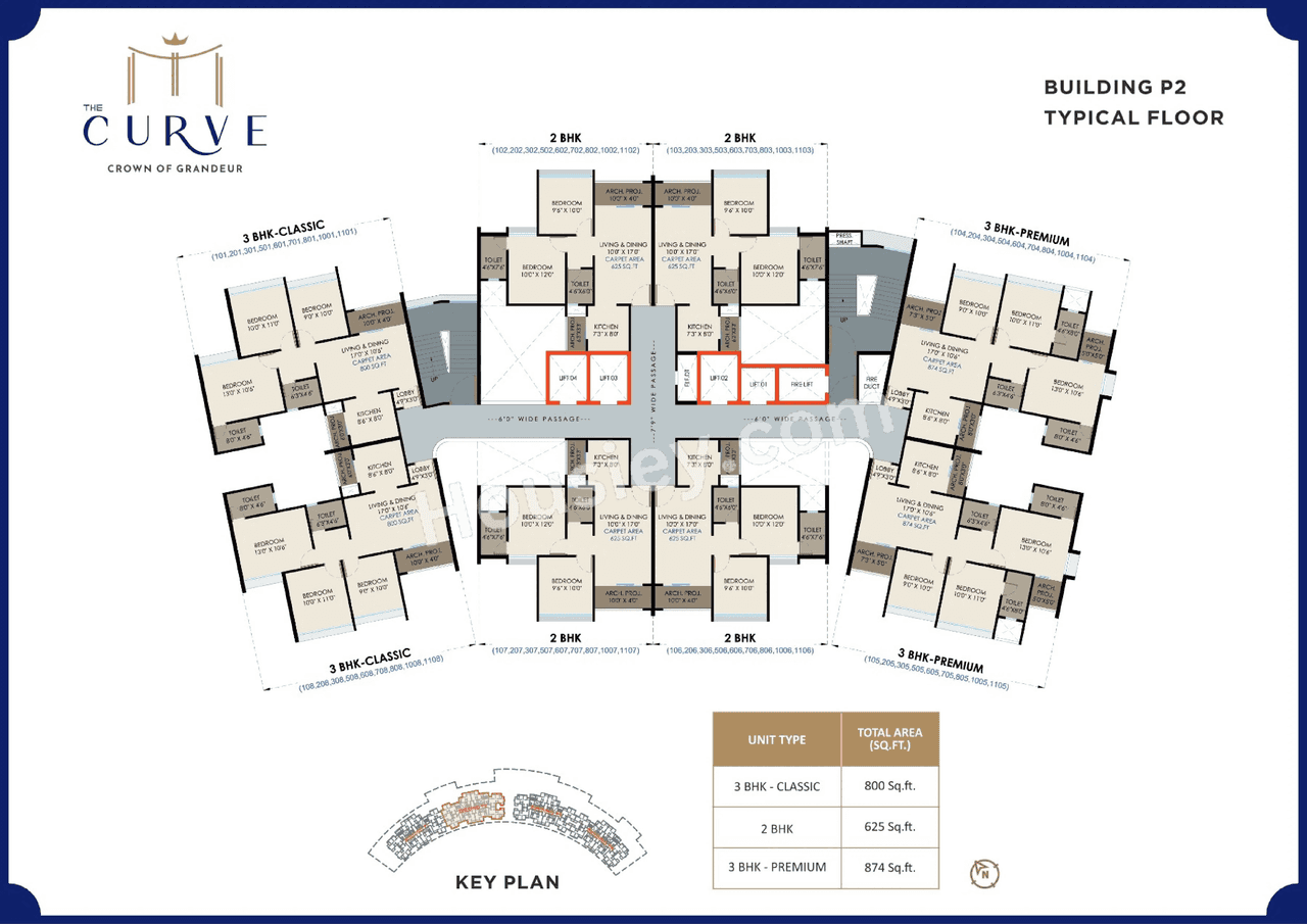 Abhinav The Curve Floor plan 1