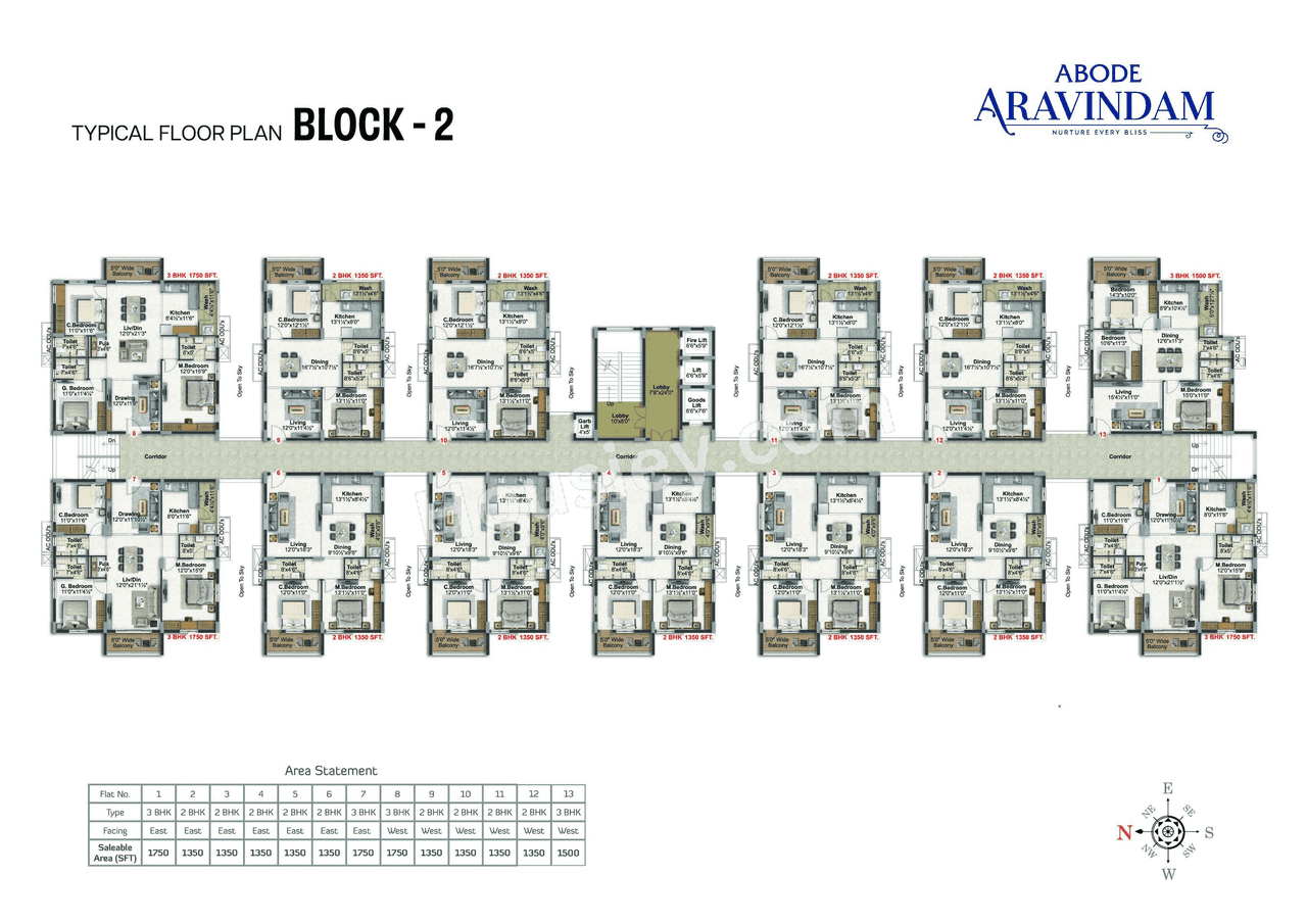 Abode Aravindam Floor plan 2