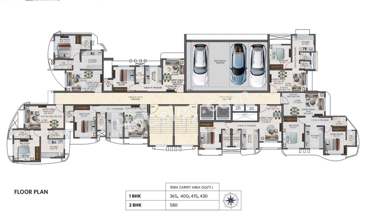 Abode Navrang Heights Floor Plan