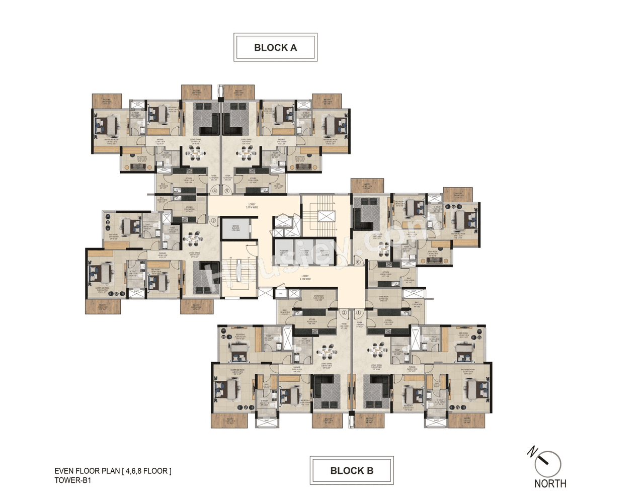 Adani 9 PBR Floor plan 1
