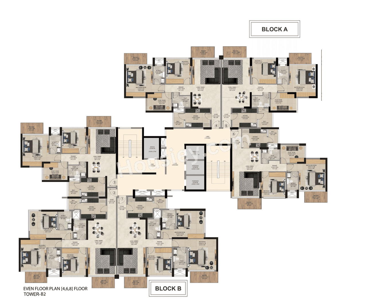 Adani 9 PBR Floor plan 2