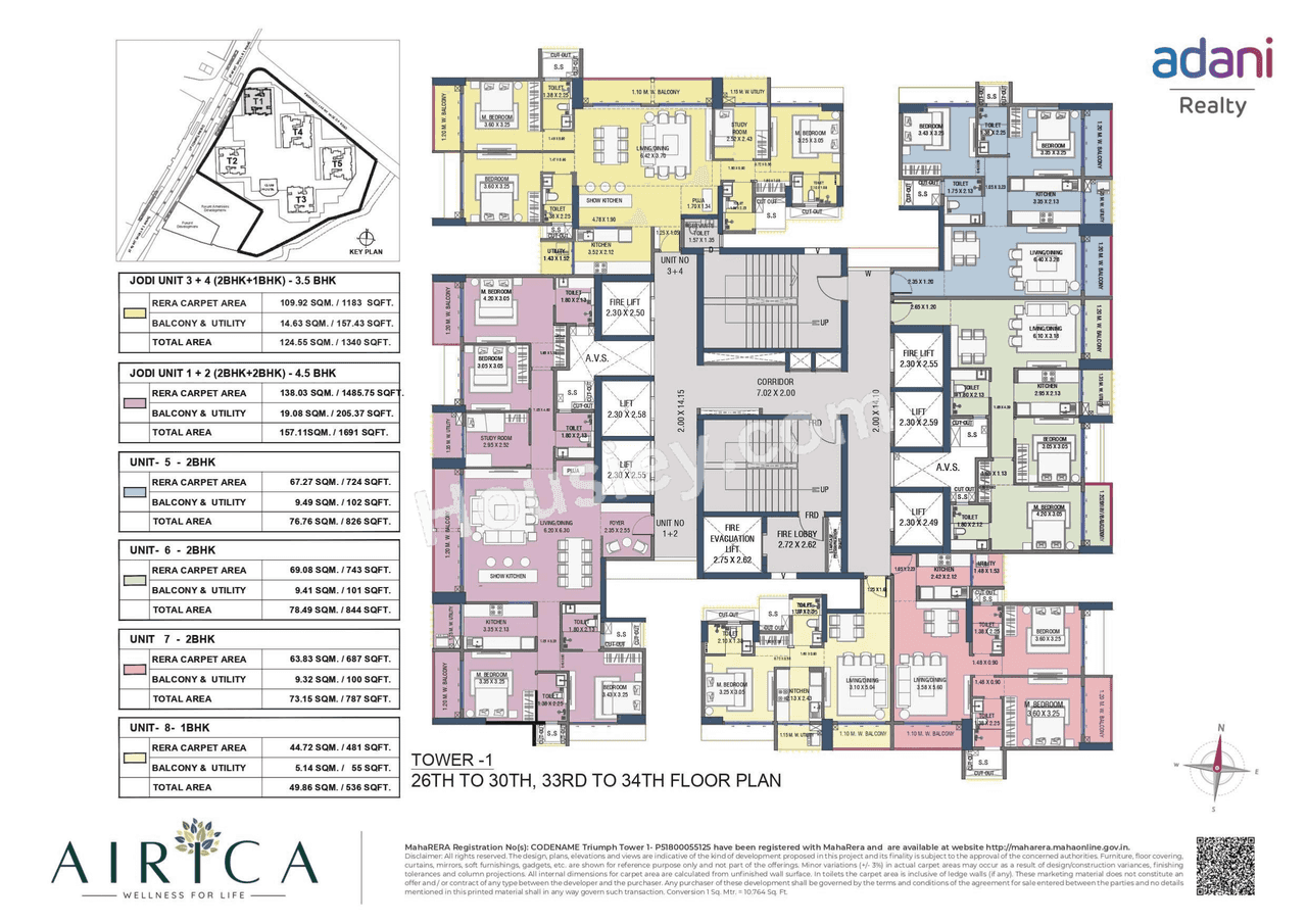 Adani Airica Floor plan 1