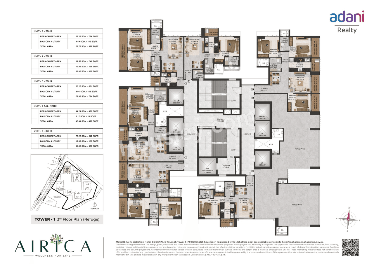 Adani Airica Floor plan 3