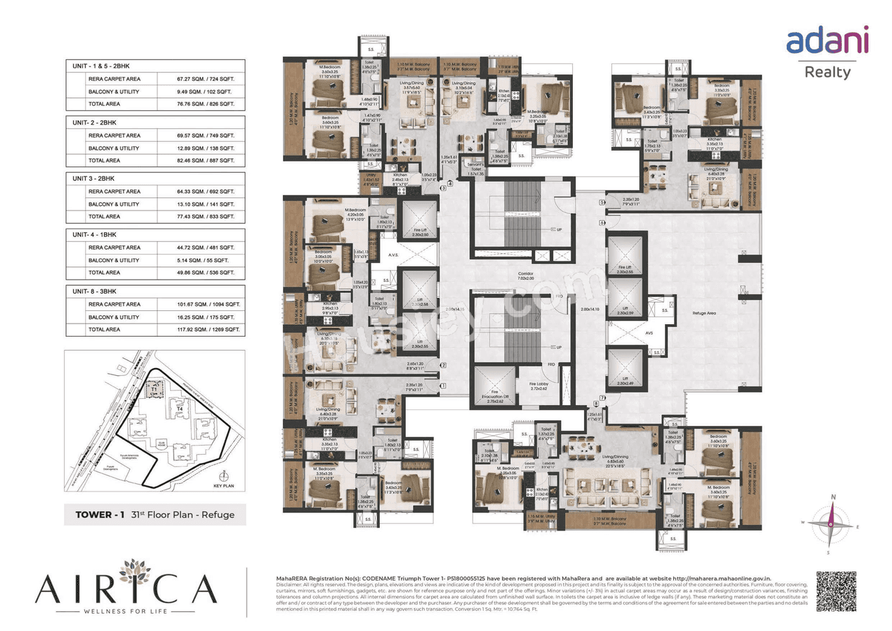 Adani Airica Floor plan 5
