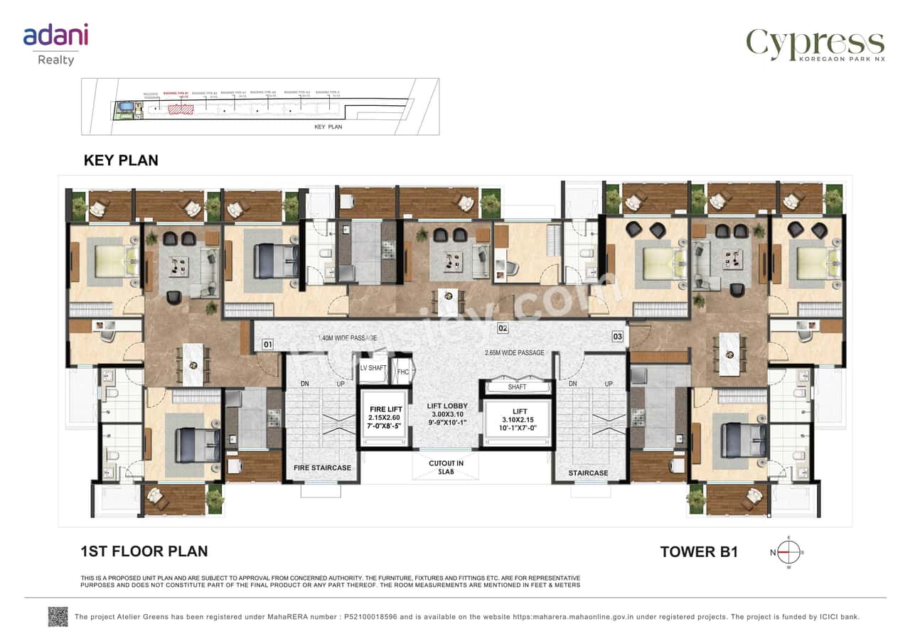 Adani Atelier greens Floor plan 1