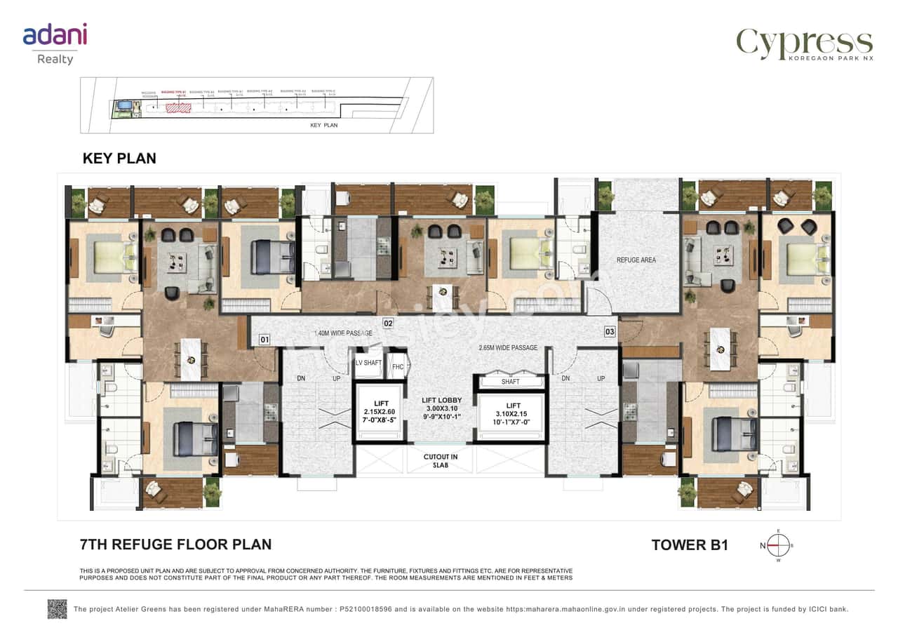 Adani Atelier greens Floor plan 4