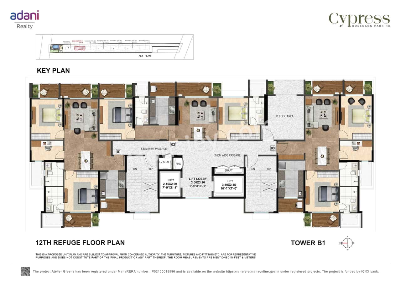 Adani Atelier greens Floor plan 5