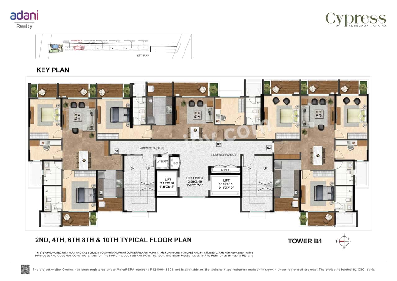 Adani Atelier greens Floor plan 6