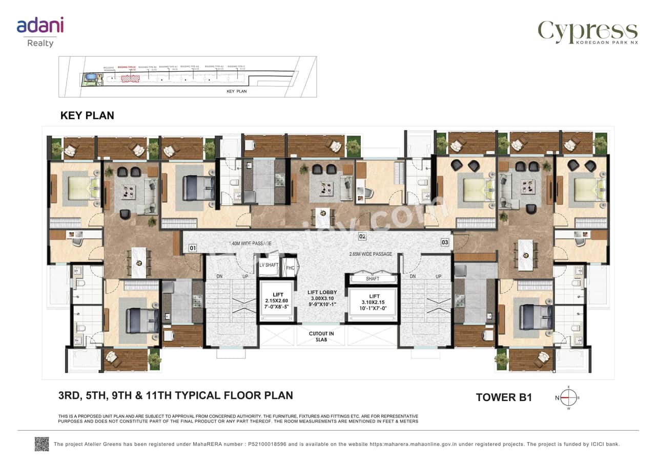 Adani Atelier greens Floor plan 7
