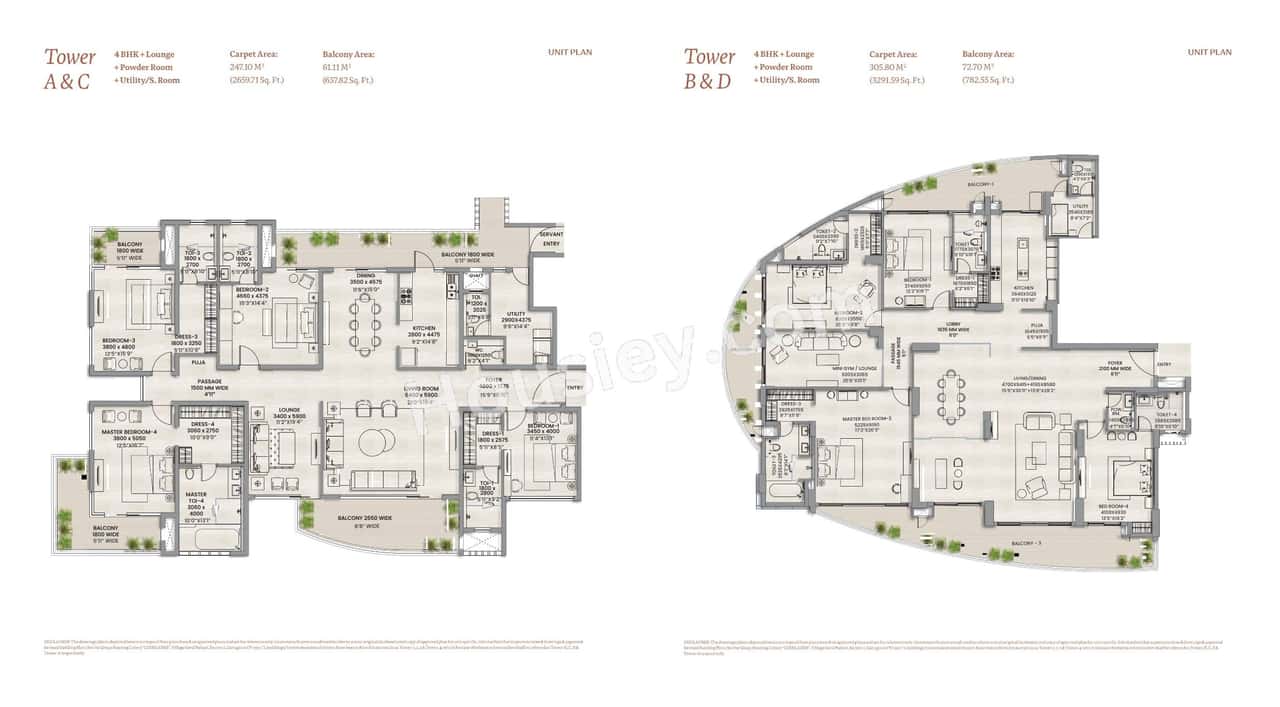 Adani Lushlands Floor plan 2
