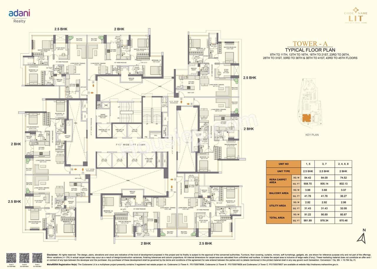 Adani Realty Thane Floor plan 1