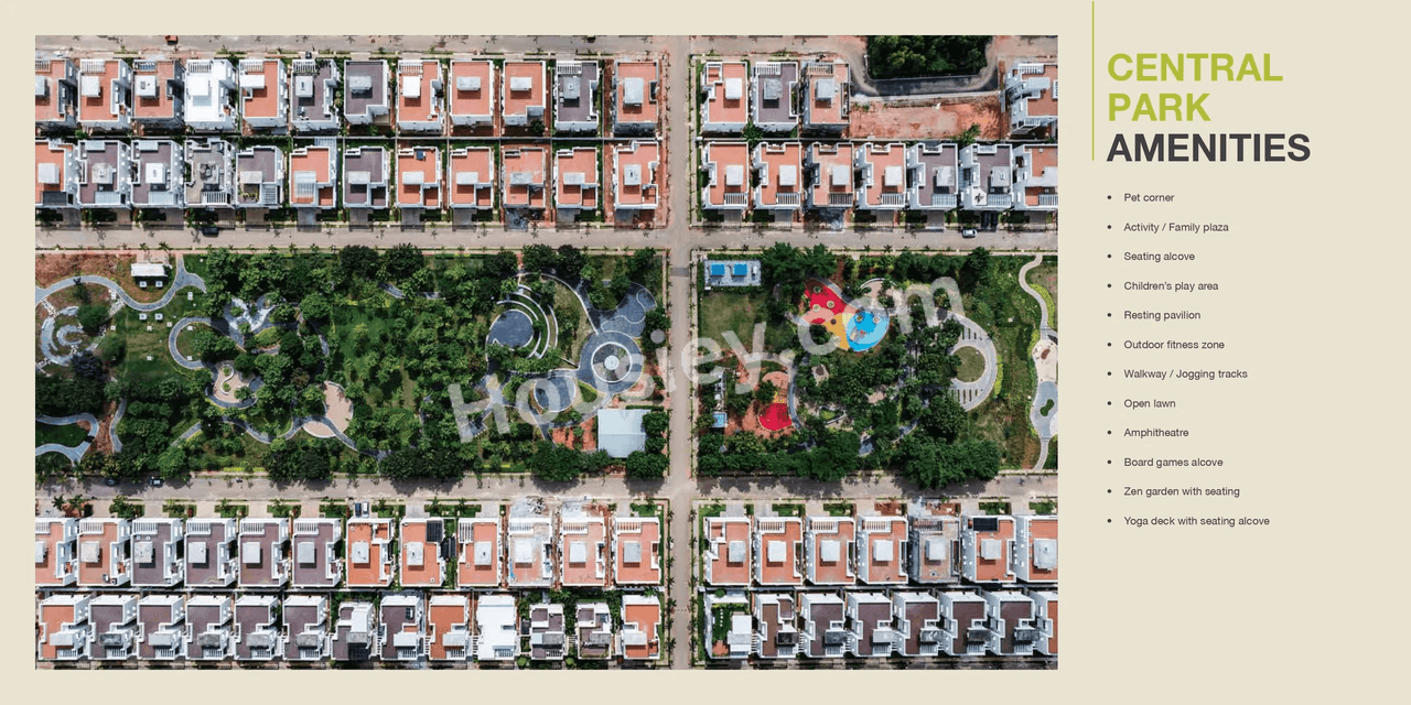 Adarsh Palm Acres Floor Plan