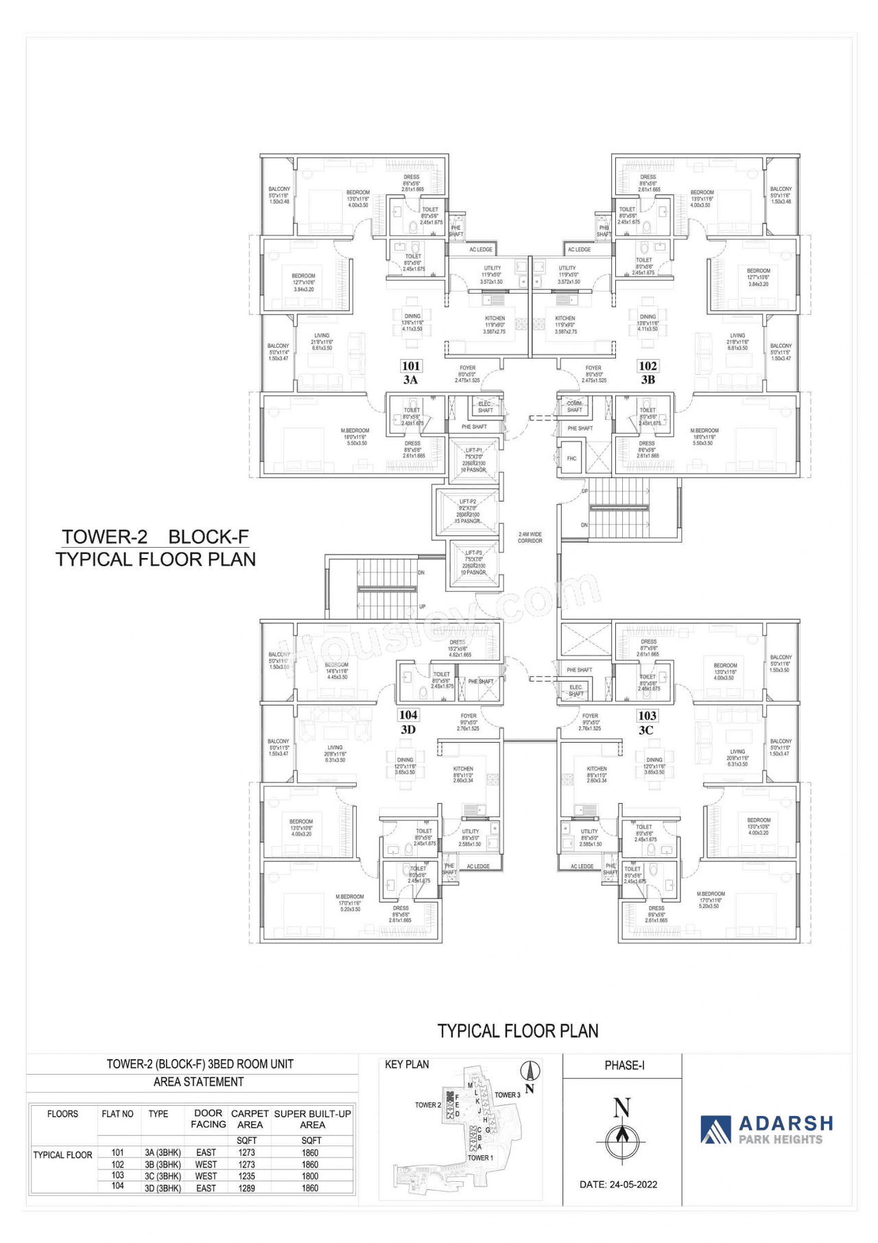 Adarsh Park Heights Phase 2 Floor plan 6