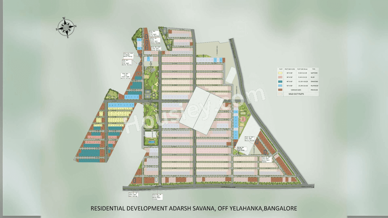 Adarsh Savana Floor Plan