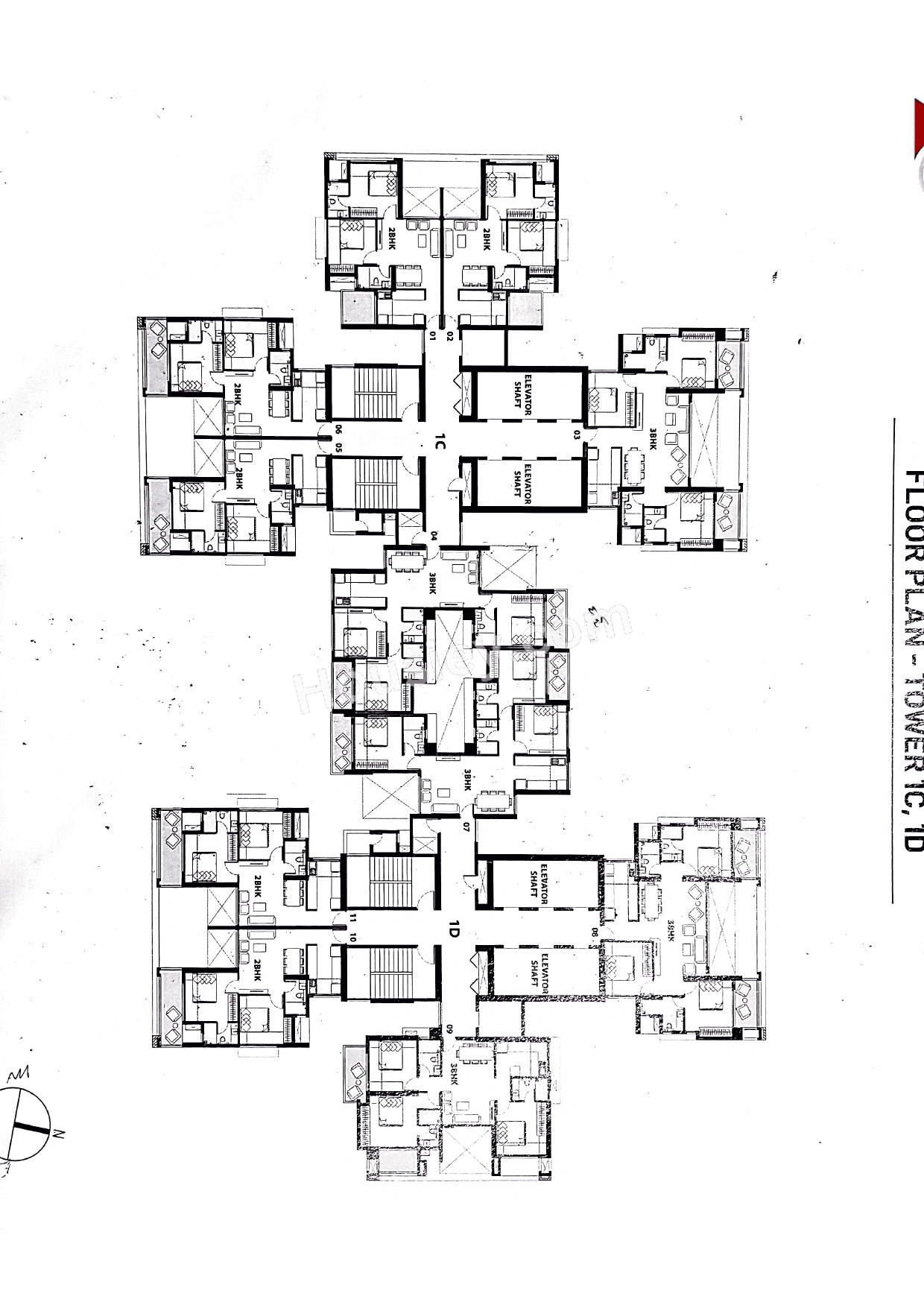 Adhiraj Capital City Floor plan 1