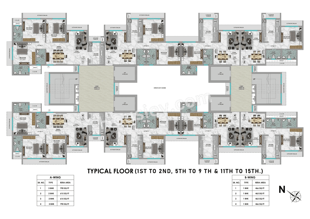 Adityaraj Greens Floor plan 3