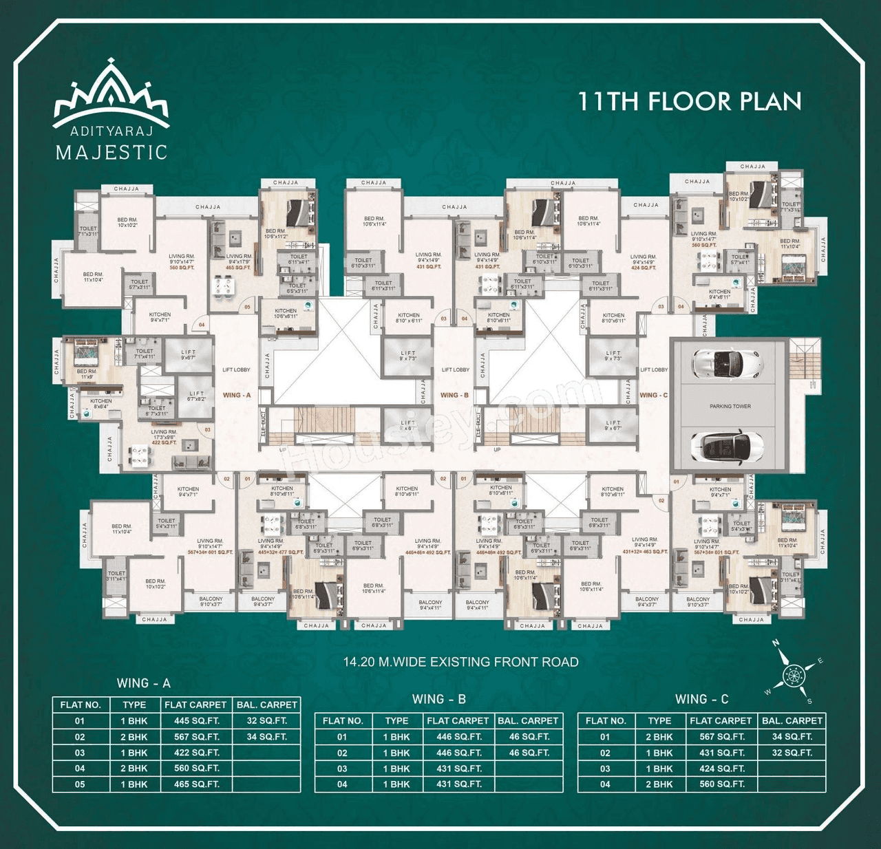 Adityaraj Majestic Master Plan