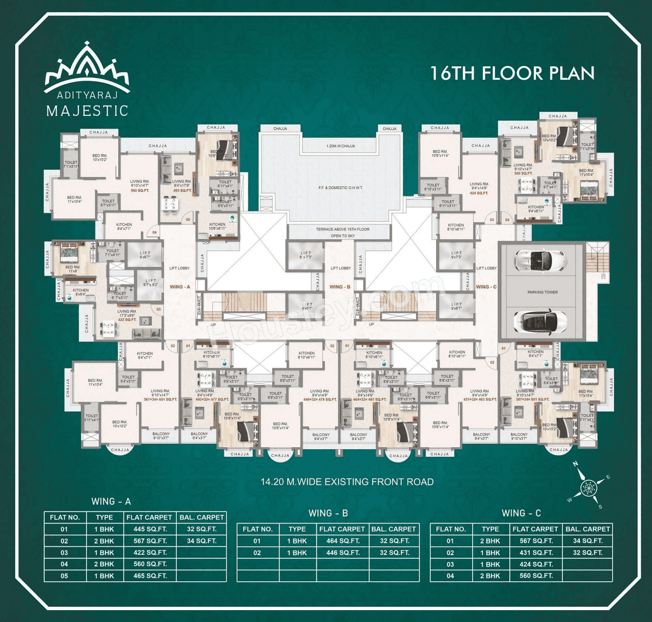 Adityaraj Majestic Floor plan 4