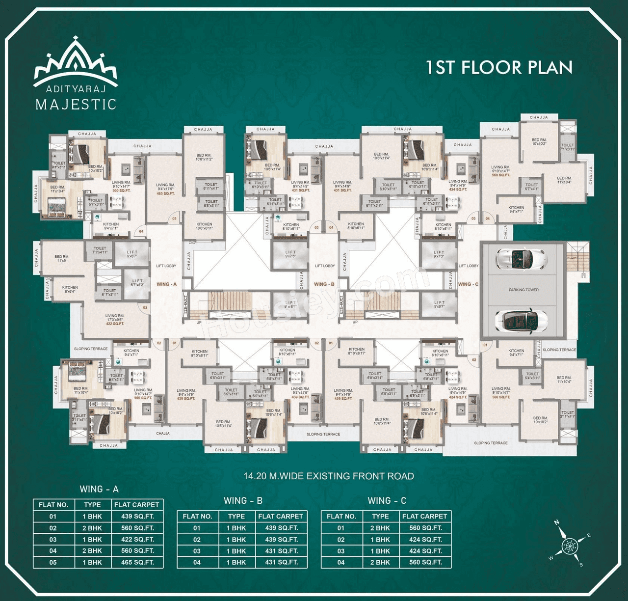 Adityaraj Majestic Floor plan 5